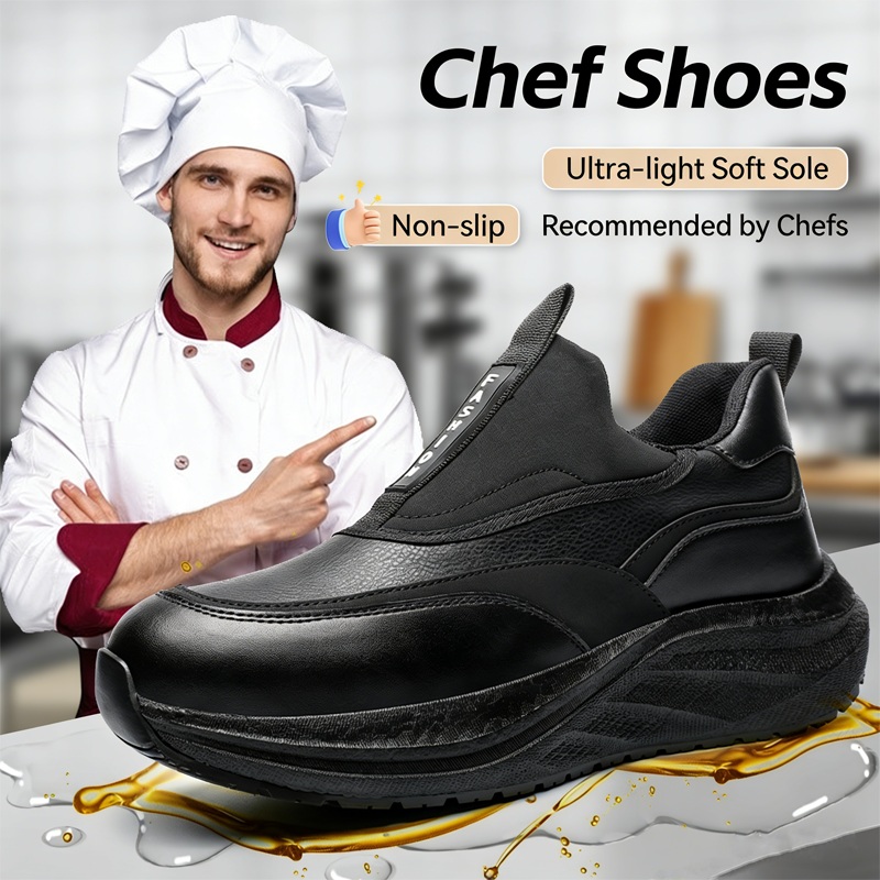 Men'S Shoes Water Resistant - Platform Men's Leather Shoes Waterproof Anti