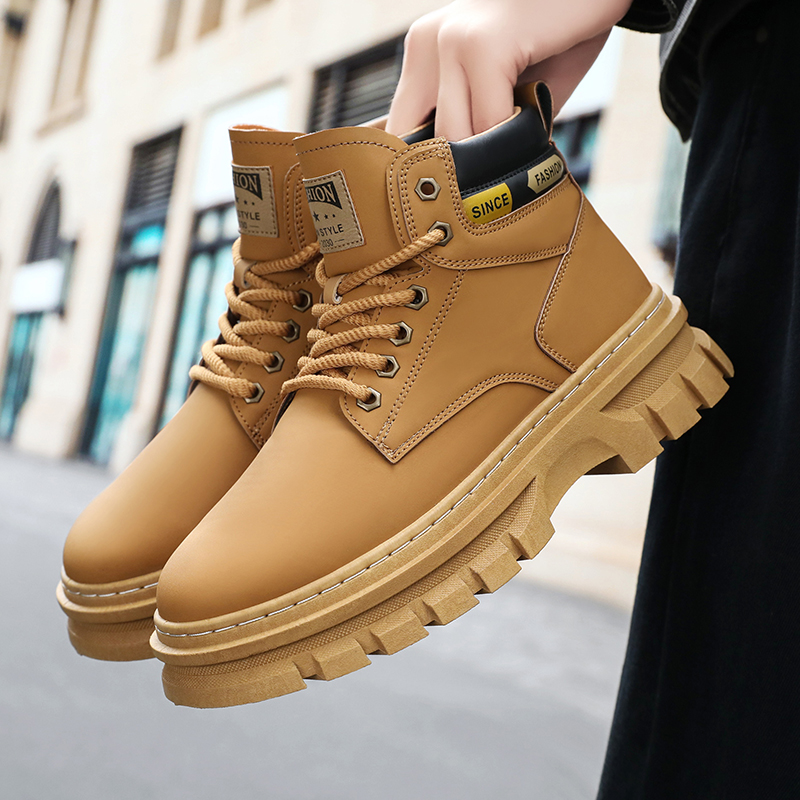 Fashion Leather Men Boots Wint - Men'S Shoes Hey Dude review and price