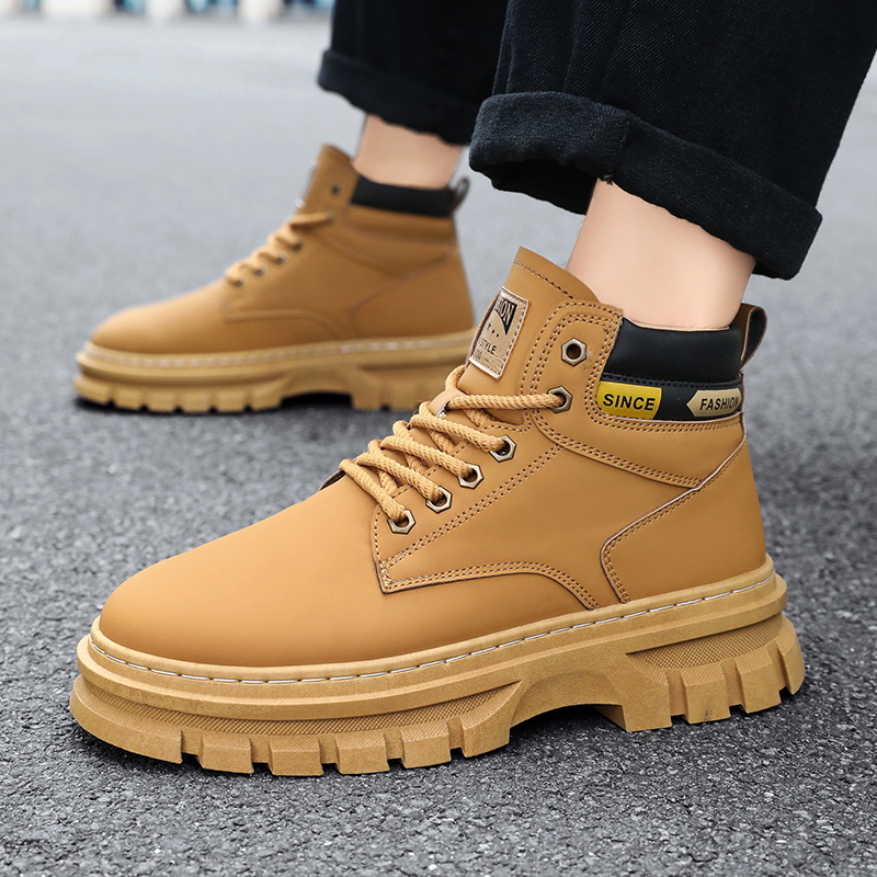 Fashion Leather Men Boots Wint - Men'S Shoes Hey Dude review and price
