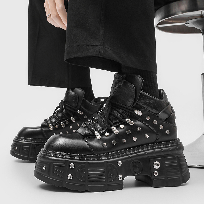 New Gothic Punk Men's Platform - Men'S Shoes Increase Height review and price