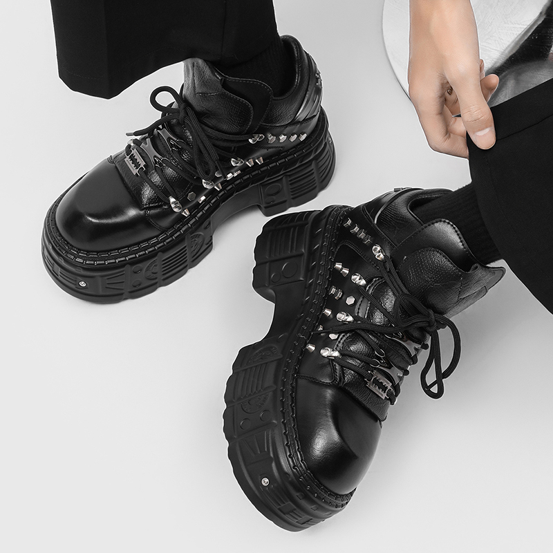 New Gothic Punk Men's Platform - Men'S Shoes Increase Height review and price
